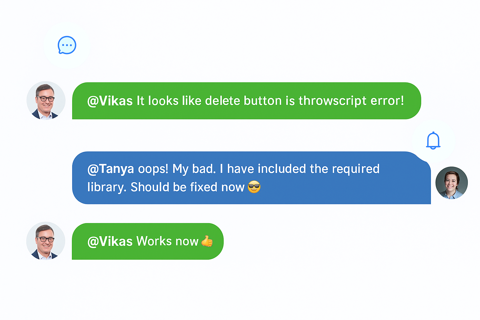 Comments and mentions