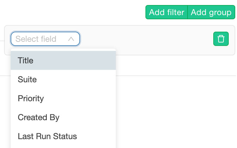 Filter requirements by sprint, status, and assignee
