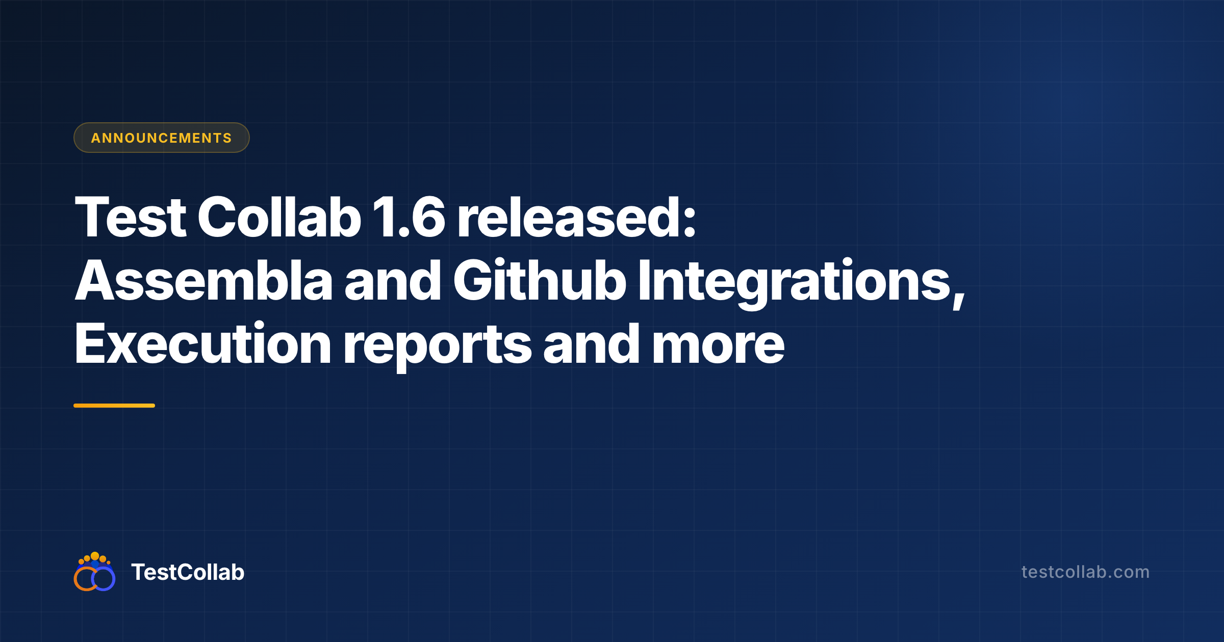 Test Collab 1.6 released: Assembla and Github Integrations, Execution ...