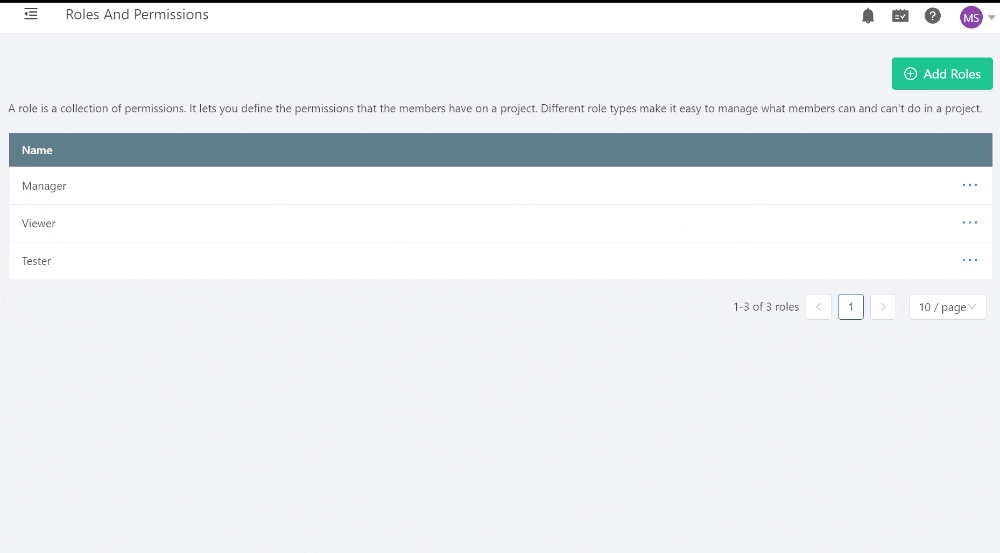 Adding a new role in TestCollab