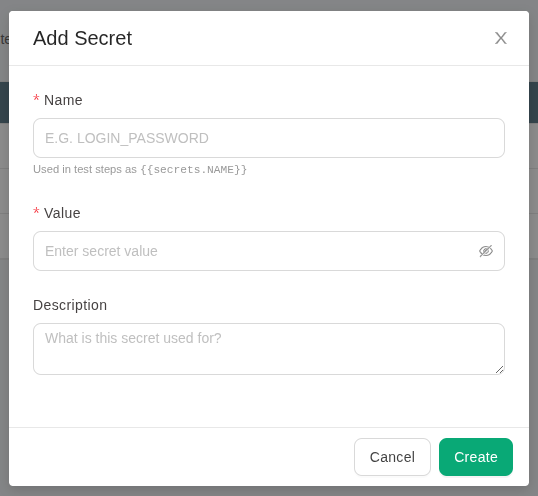 Store and use credentials in TestCollab