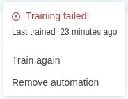 QA Copilot training options for a test case in TestCollab