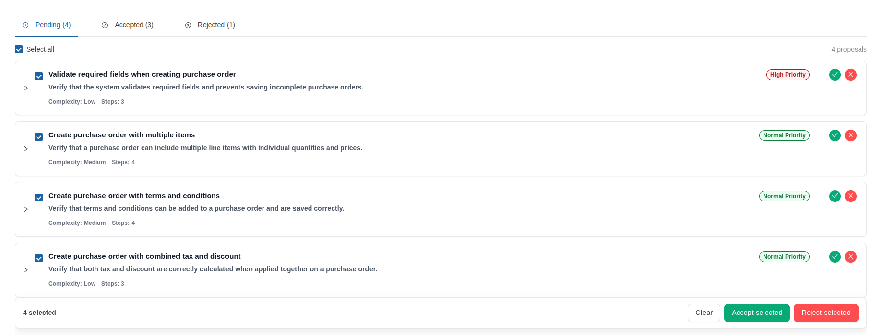 Generating test cases from QA Copilot in TestCollab