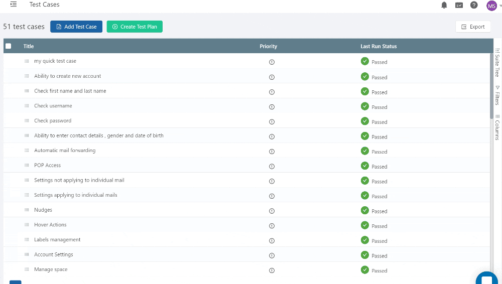 Editing a test case in TestCollab