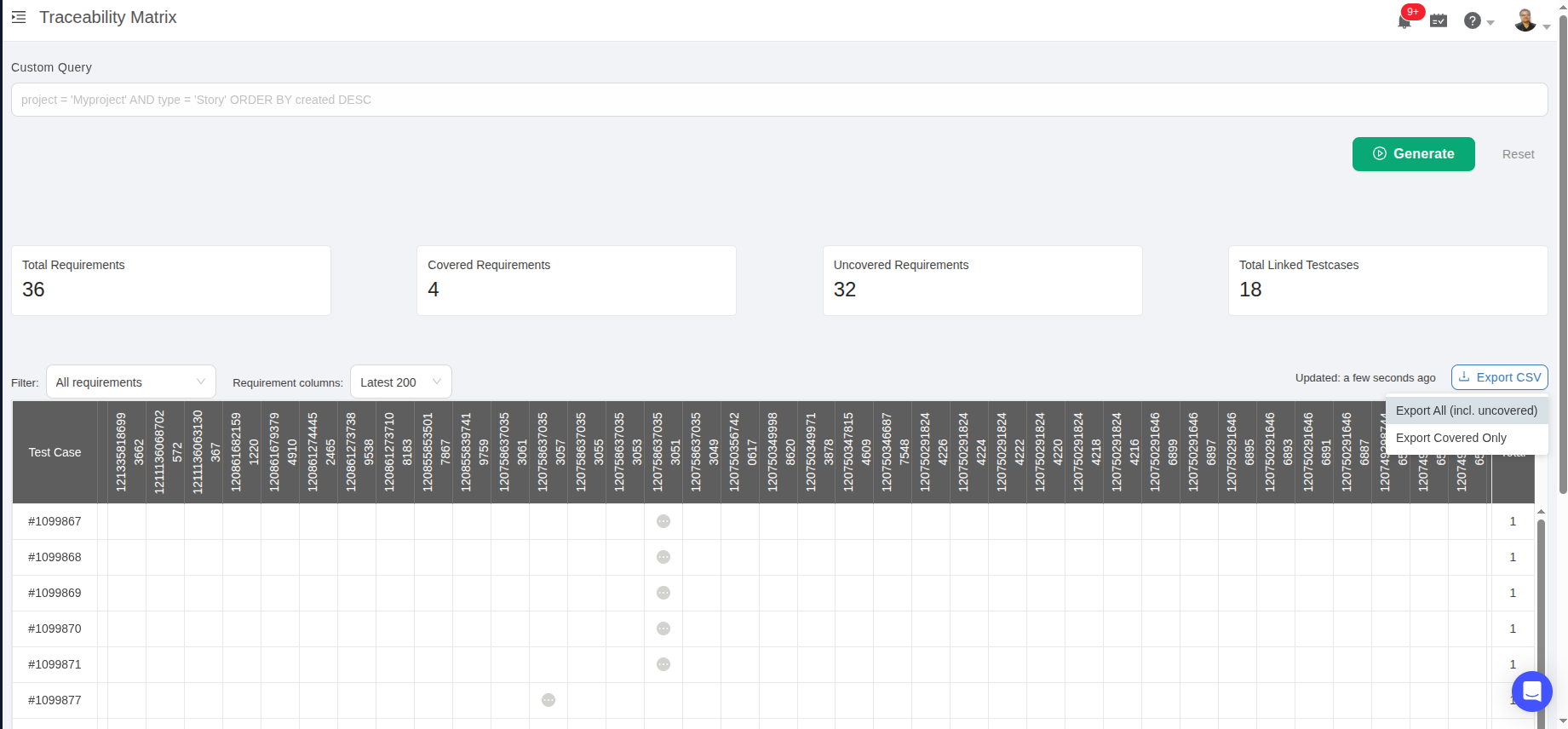 Requirements Traceability Matrix with Asana in TestCollab