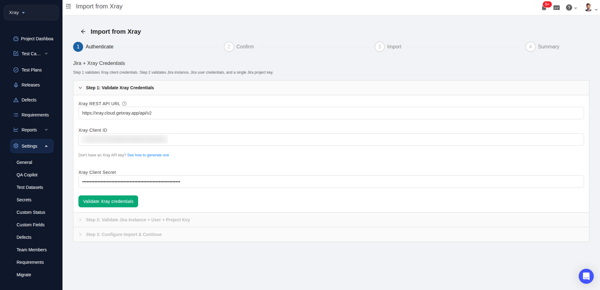Migrate from Xray to TestCollab