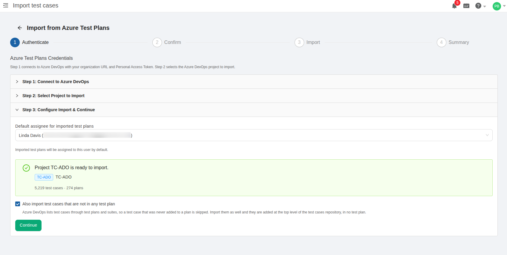 Migrating data from Azure