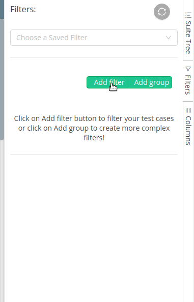 Applying more than one filter on test cases in TestCollab