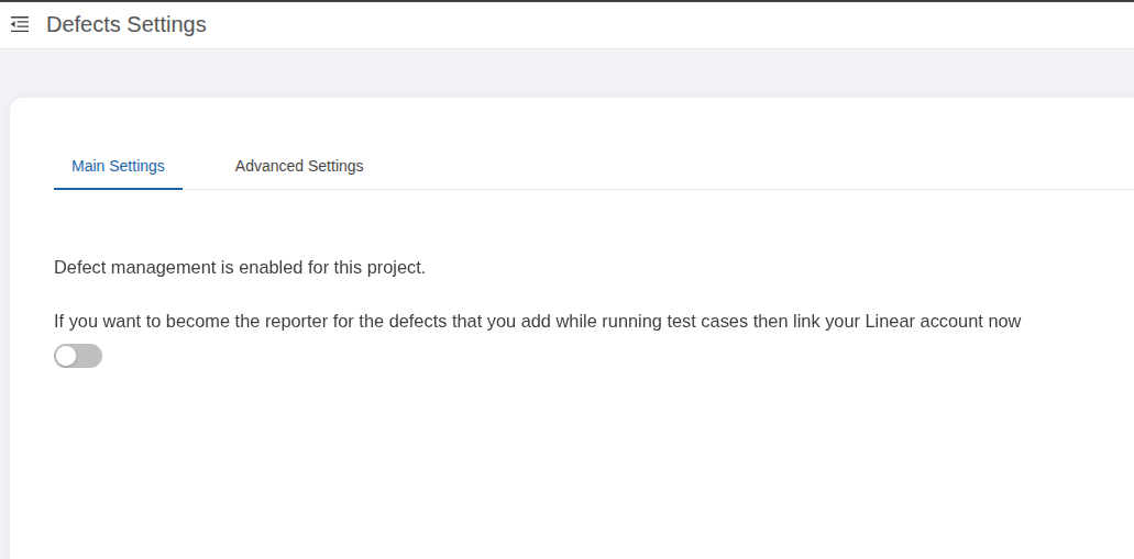 Linear integration in TestCollab