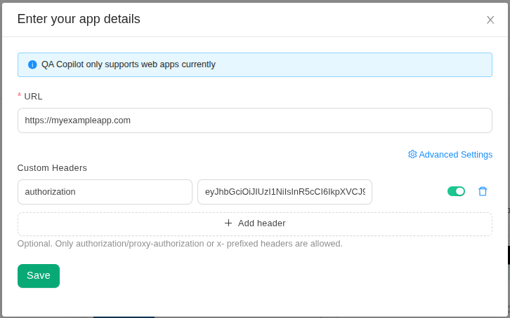 Configuring TestCollab QA Copilot Settings