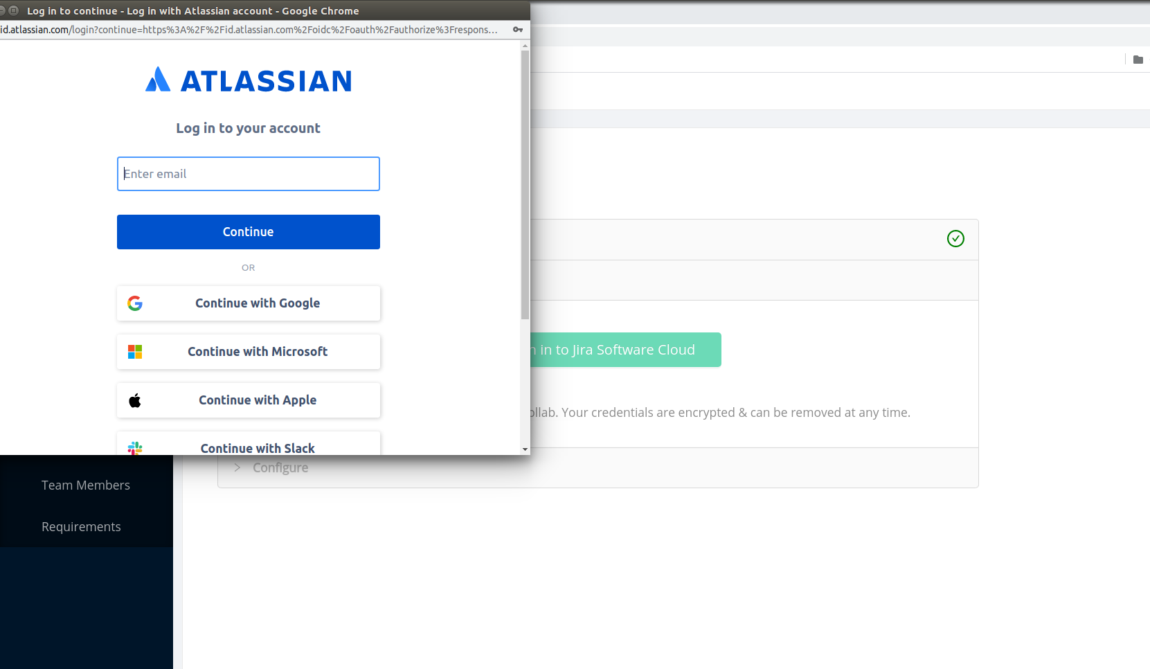 Configuring Jira as a source of requirements in a TestCollab project