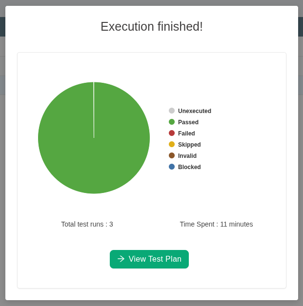 Configuring Test Plan Completion Criteria in TestCollab