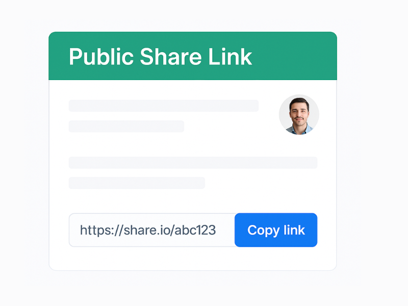 Share test plan publicly